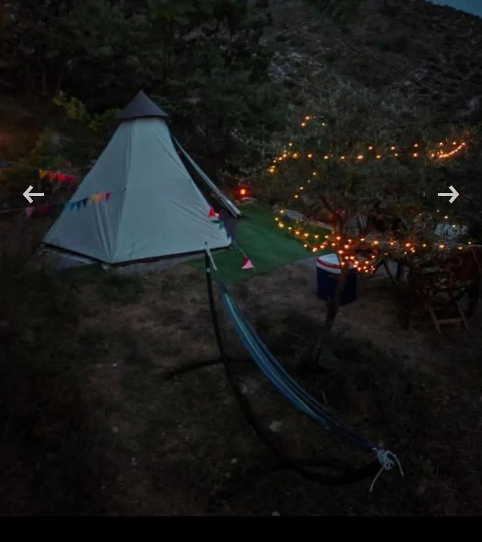Tente de luxe Tipi Sous Les Etoiles Option Petit Dejeuner Et Diner Lucéram